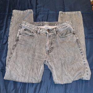 Men’s Calvin Klein Standard Straight  Gray/Charcoal Denim Jeans